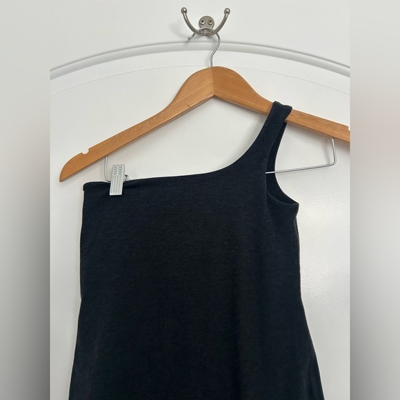 Beyond Yoga Spacedye One and Only Mini One Shoulder Tennis Dress Black size XS - Picture 4 of 9